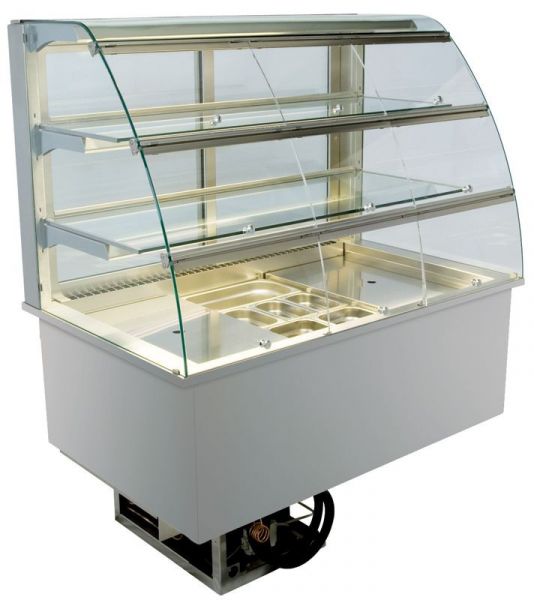 Einbaukühlvitrine EPV 112-7-KL 9 SB-Klappen...GE Pro
