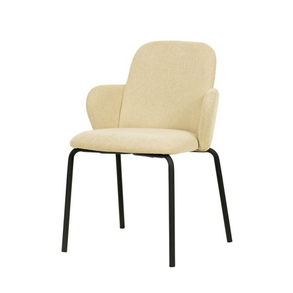 Paddy Stapelstuhl mit Bezug - Beige