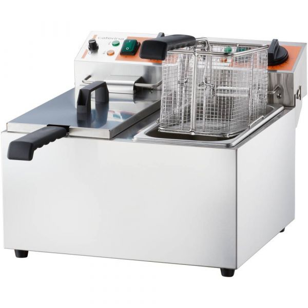 Caterina Elektro Doppel-Fritteuse 2x8 L