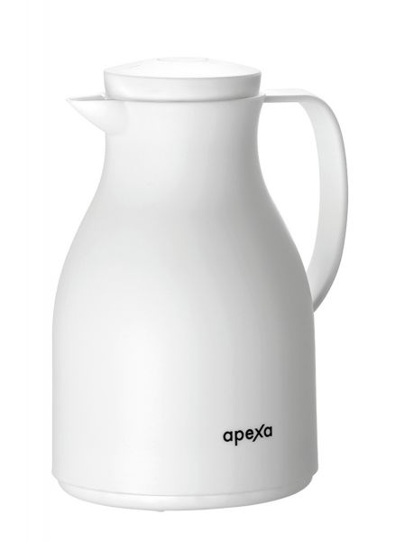 Thermoskanne 1L weiss