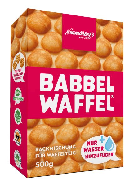 Waffelteig Babbel Waffel Ready Mix