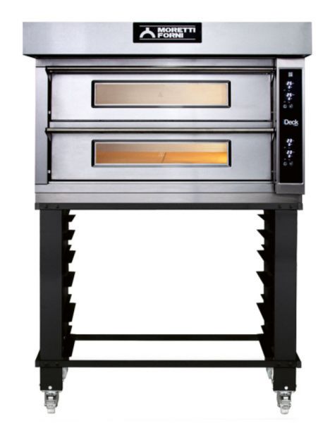 Moretti Elektro-Pizzaofen IDECK D 105.105 (nur Pizzaofen, Haube und Untergestell als Zubehör)