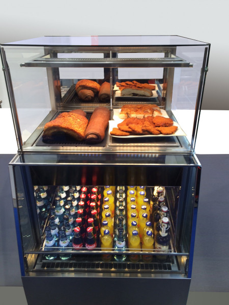 Kombinationsvitrine Warme Vitrine mit FLR 4/1 Z