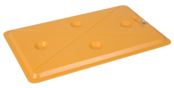 GN-Kühlpellet 1/1 - orange / Kunststoff