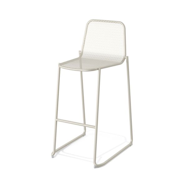 Mase Barhocker Metall Stapelbar - Beige