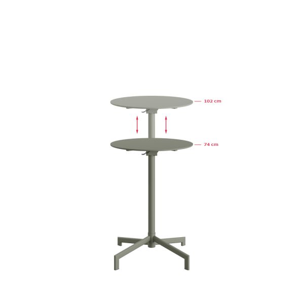Versa Terrassen-/Stehtisch höhenverstellbar - Grün