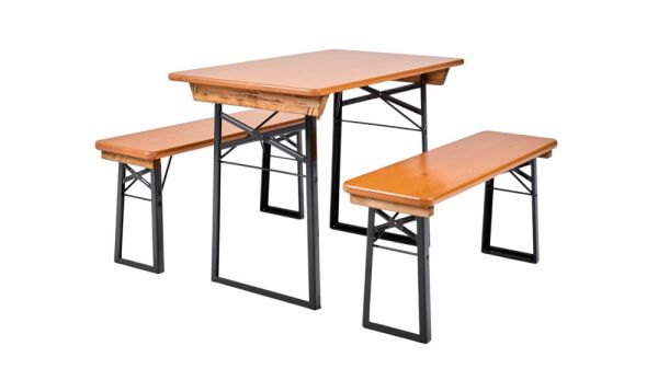Biertisch Garnitur "Shorty" 108x67cm Set