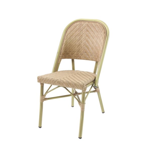Paris Bistrostuhl Rattan - Bambus-Natur