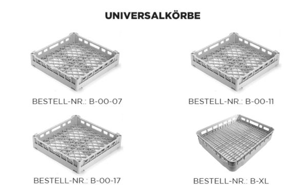 ecomax Universal-Fachkorb 500 x 500 mm - 16 cm Höhe (B-00-17)