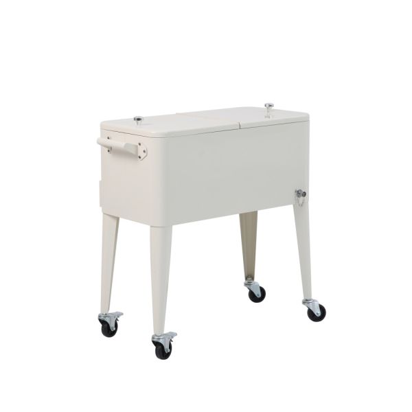 Icy Kühlbox auf Rädern - Beige 