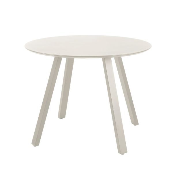Halo Gartentisch Rund - Beige