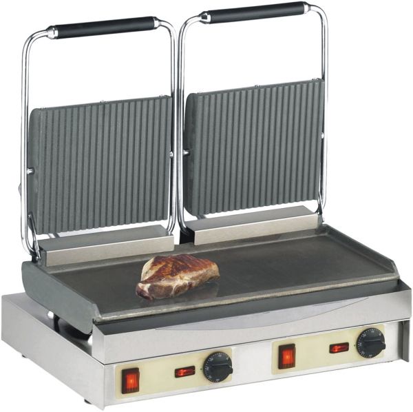 Neumärker Kontaktgrill Kamtschatka eco - geriffelt / glatt